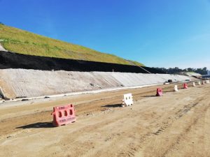 Geocell Installation for TSR MRT