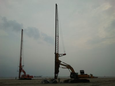 Prefabricated Vertical Drains Installation at Penta Ocean