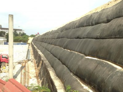 Geotextile Reinforced Wall Installation for Pekan Penanga, Bandar Sunway